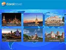 Tablet Screenshot of coraltravel.com